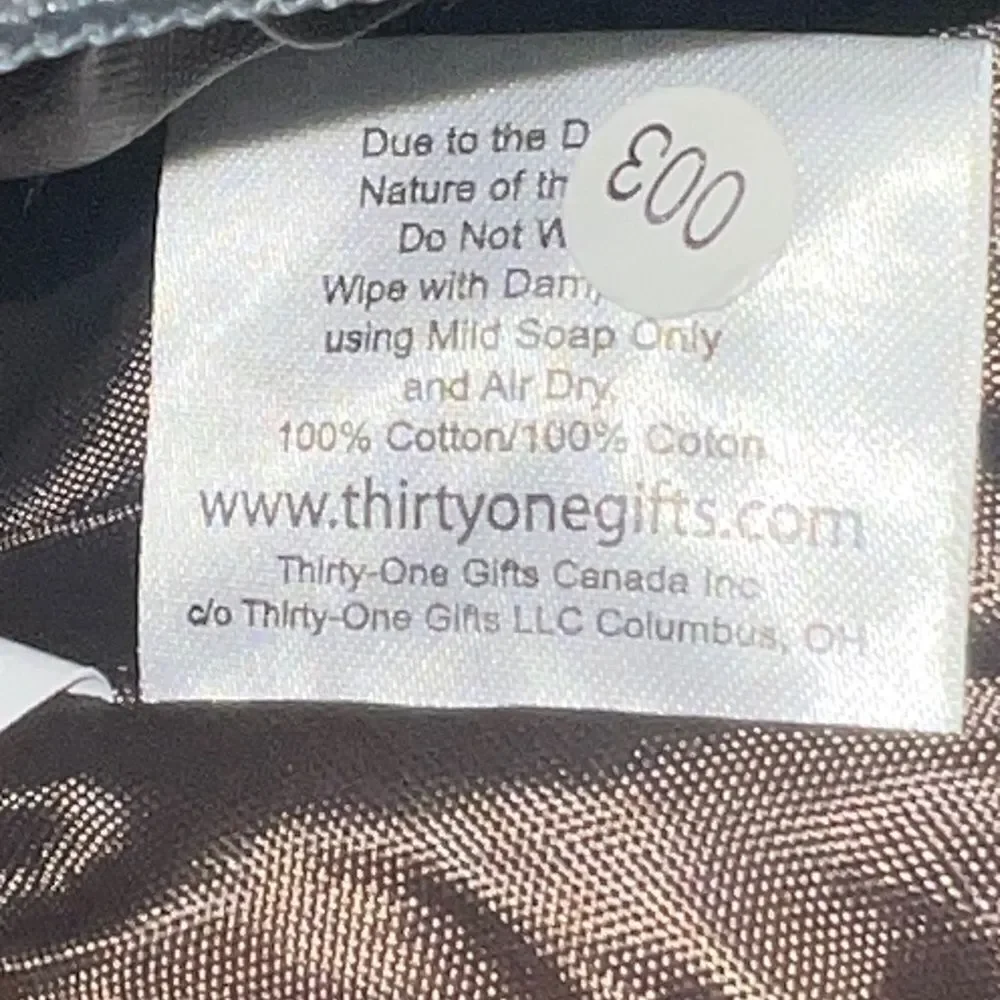 Thirty-One Solid Gray Diaper Bag Unisex Shoulder Bag EUC